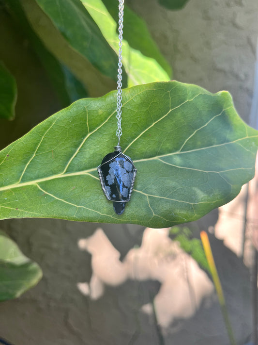 Snowflake Obsidian
